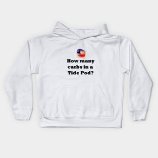 How Many Carbs? Kids Hoodie